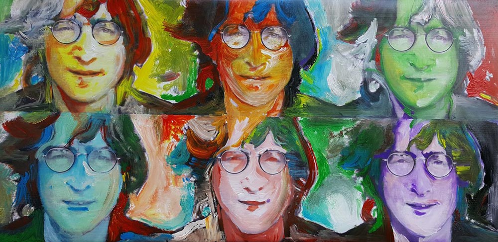 John Lennon 1 - Contemporary Art Painting - Florin Coman