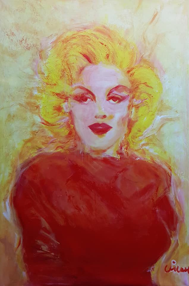 Marilyn Monroe Portrait - Contemporary Art Painting - Florin Coman