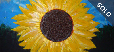 Sunflower - Contemporary Art Painting - Florin Coman