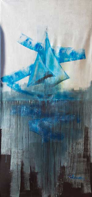 Wild sea - Contemporary Art Painting - Florin Coman